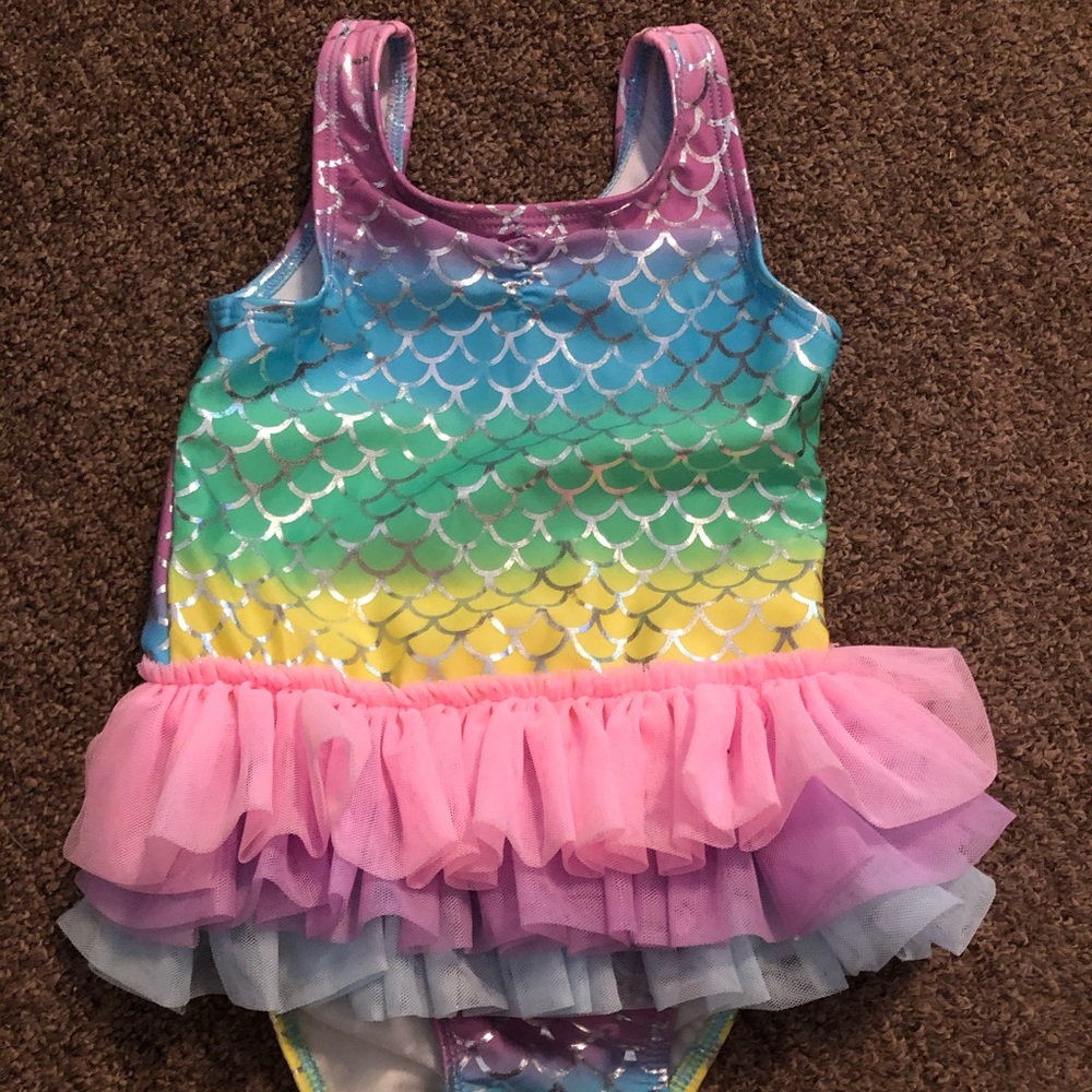 Girls Toddler 2T Cat & Jack Swimsuit, great cond